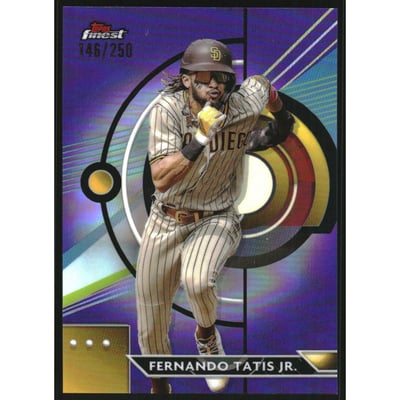 2023 Finest Purple Refractors #50 Fernando Tatis Jr.