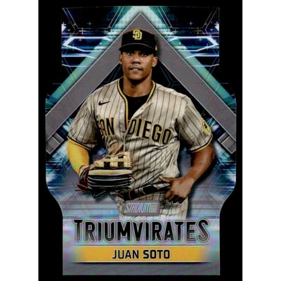2023 Stadium Club Triumvirates #T8 Juan Soto