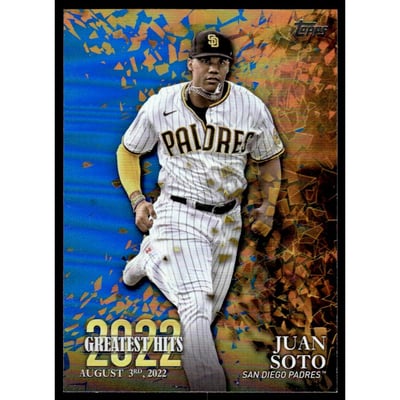 2023 Topps '22 Greatest Hits Blue #22GH24 Juan Soto