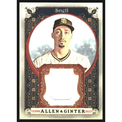 2023 Topps Allen and Ginter Relics #AGRBBSN Blake Snell