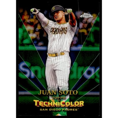 2023 Topps Chrome Topps In Technicolor Green Refractors #TT4 Juan Soto