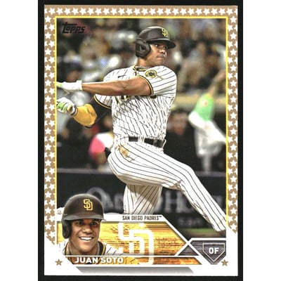 2023 Topps Factory Set Gold Stars #1 Juan Soto
