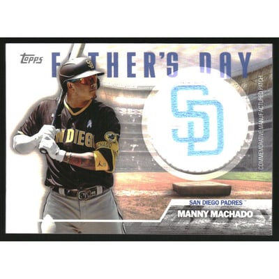 2023 Topps Father's Day Commemorative Team Patches #FDMM Manny Machado