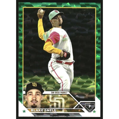 2023 Topps Green Foil #208 Blake Snell