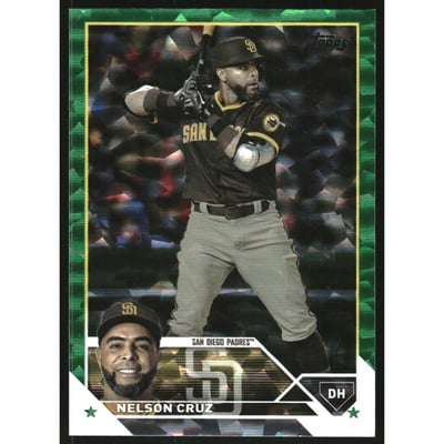2023 Topps Green Foil #520 Nelson Cruz