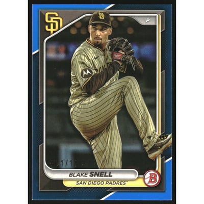 2024 Bowman Blue #74 Blake Snell