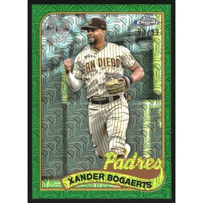 2024 Topps '89 Topps Silver Pack Chrome Series 2 Green Refractors #2T89C40 Xander Bogaerts