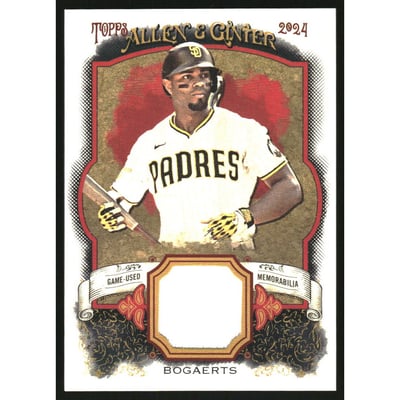 2024 Topps Allen and Ginter Relics #AGRXB Xander Bogaerts A