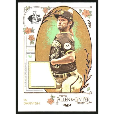 2024 Topps Allen and Ginter Relics #AGRYD Yu Darvish B