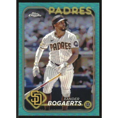 2024 Topps Chrome Aqua Refractors #32 Xander Bogaerts