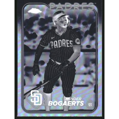2024 Topps Chrome Negative Refractors #32 Xander Bogaerts