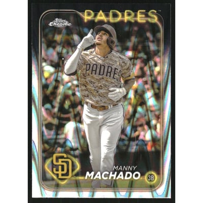 2024 Topps Chrome RayWave Refractors #12 Manny Machado