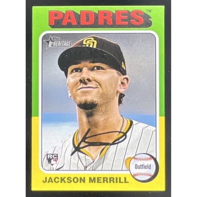 2024 Topps Heritage High Number #689 Jackson Merrill RC