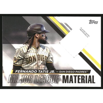 2024 Topps Major League Material #MLMFT Fernando Tatis Jr.