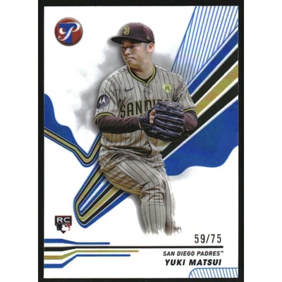 2024 Topps Pristine Blue Refractors #234 Yuki Matsui