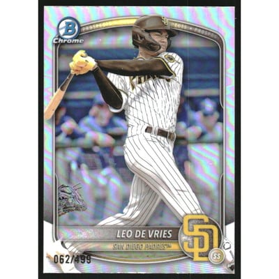 2025 Bowman Chrome Prospects Refractors #BCP59 Leo De Vries