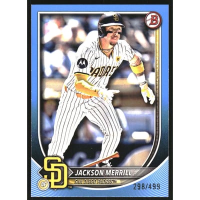 2025 Bowman Sky Blue #64 Jackson Merrill