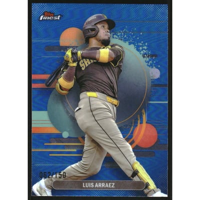 2025 Finest Blue Refractors #153 Luis Arraez
