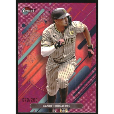 2025 Finest Magenta Refractors #289 Xander Bogaerts