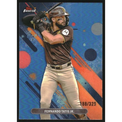 2025 Finest Sky Blue Refractors #13 Fernando Tatis Jr.
