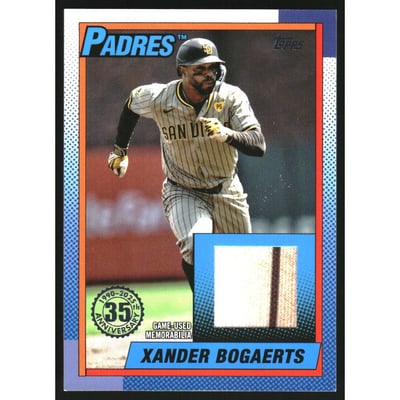 2025 Topps '90 Topps Relics #T90RXB Xander Bogaerts