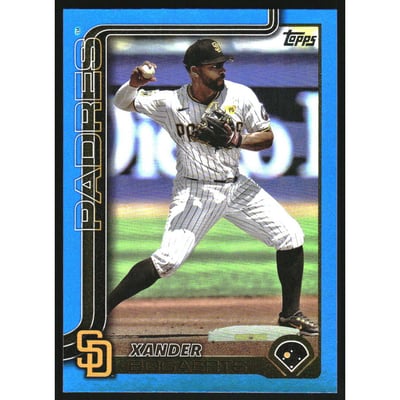 2025 Topps Blue Rainbow Foil #19 Xander Bogaerts