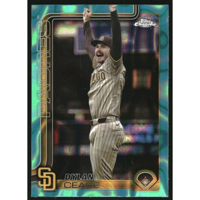 2025 Topps Chrome Aqua Lava Refractors #212 Dylan Cease