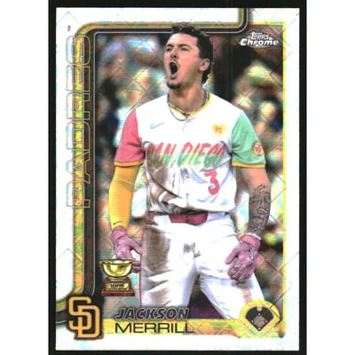 2025 Topps Chrome Logofractor #61 Jackson Merrill