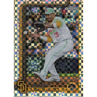 2025 Topps Chrome X-fractors #53 Manny Machado