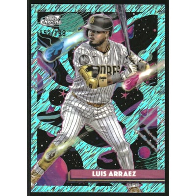 2025 Topps Cosmic Chrome Aqua Equinox Refractors #54 Luis Arraez