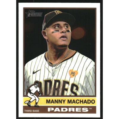 2025 Topps Heritage Chrome #330 Manny Machado