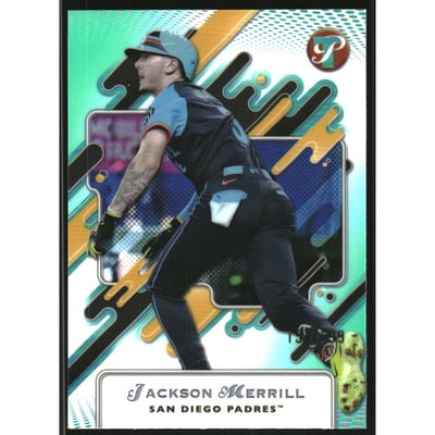 2025 Topps Pristine Aqua Refractors #292 Jackson Merrill