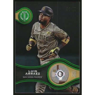 2025 Topps Tribute Stamp of Approval Relics Green #SOALA Luis Arraez