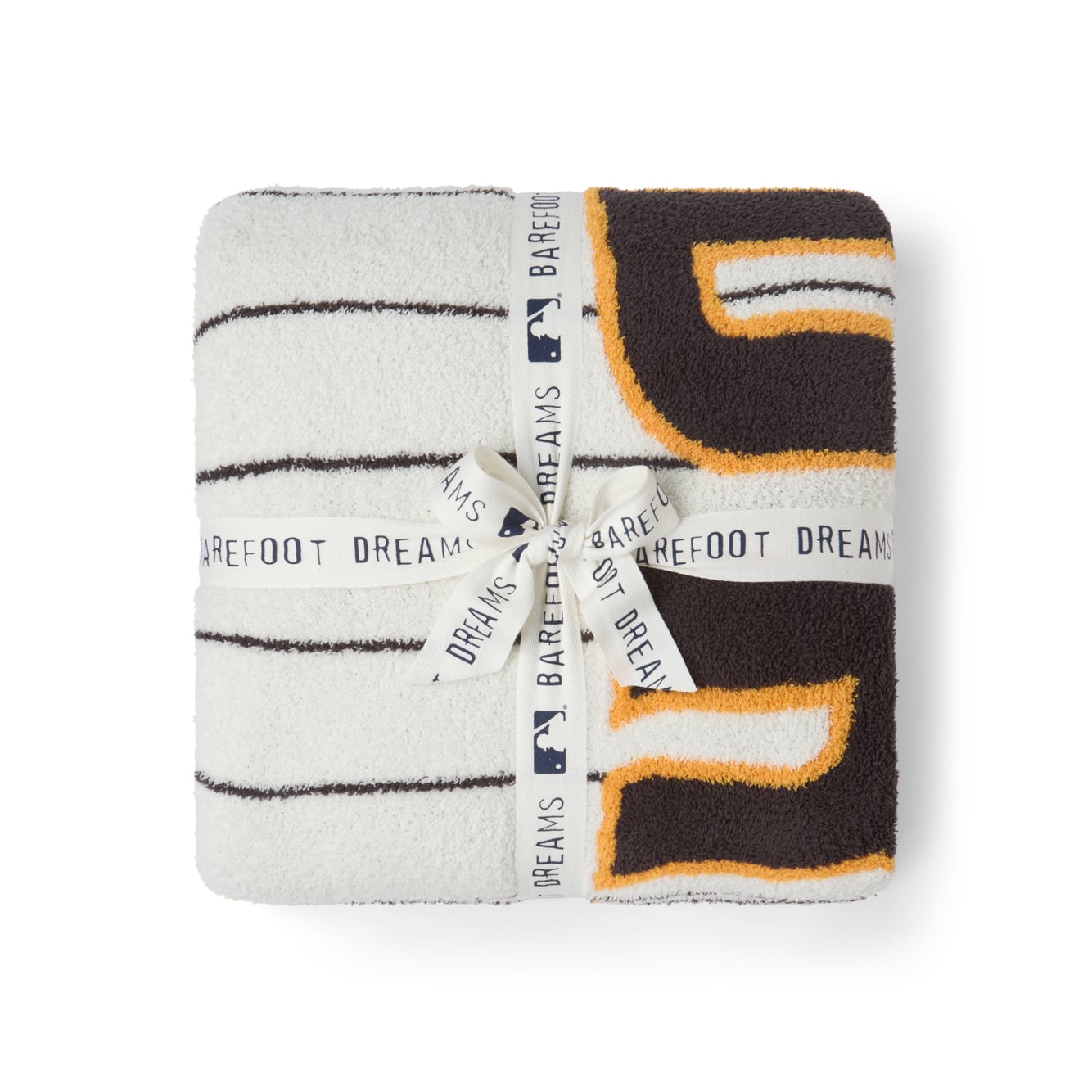 Couverture Barefoot Dreams San Diego Padres CozyChic 54 po x 72 po