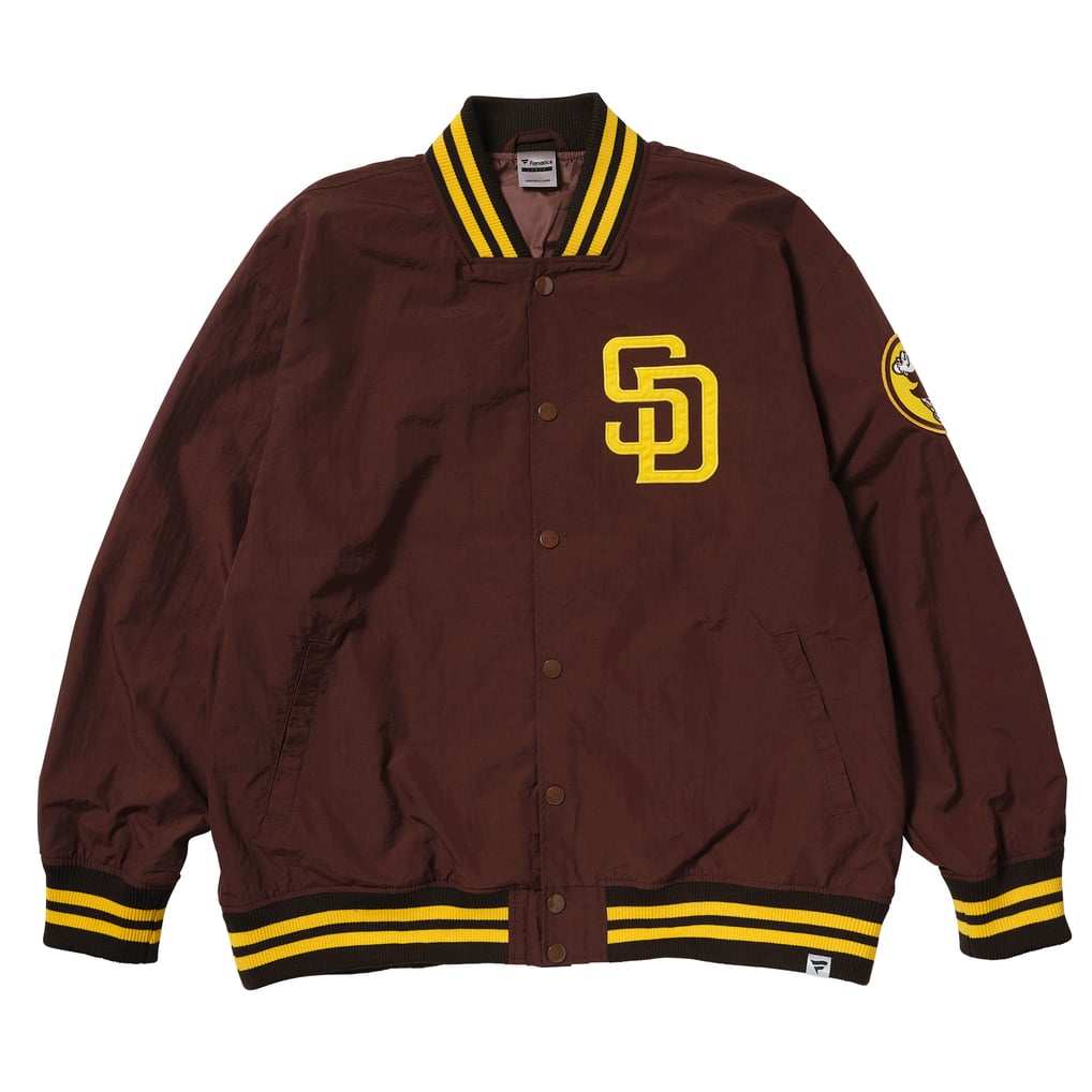 Fanatics パドレス LOGO NYLON STADIUM JACKET ブラウン