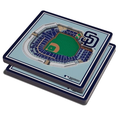 San Diego Padres Fanpoint 3D StadiumView Coasters