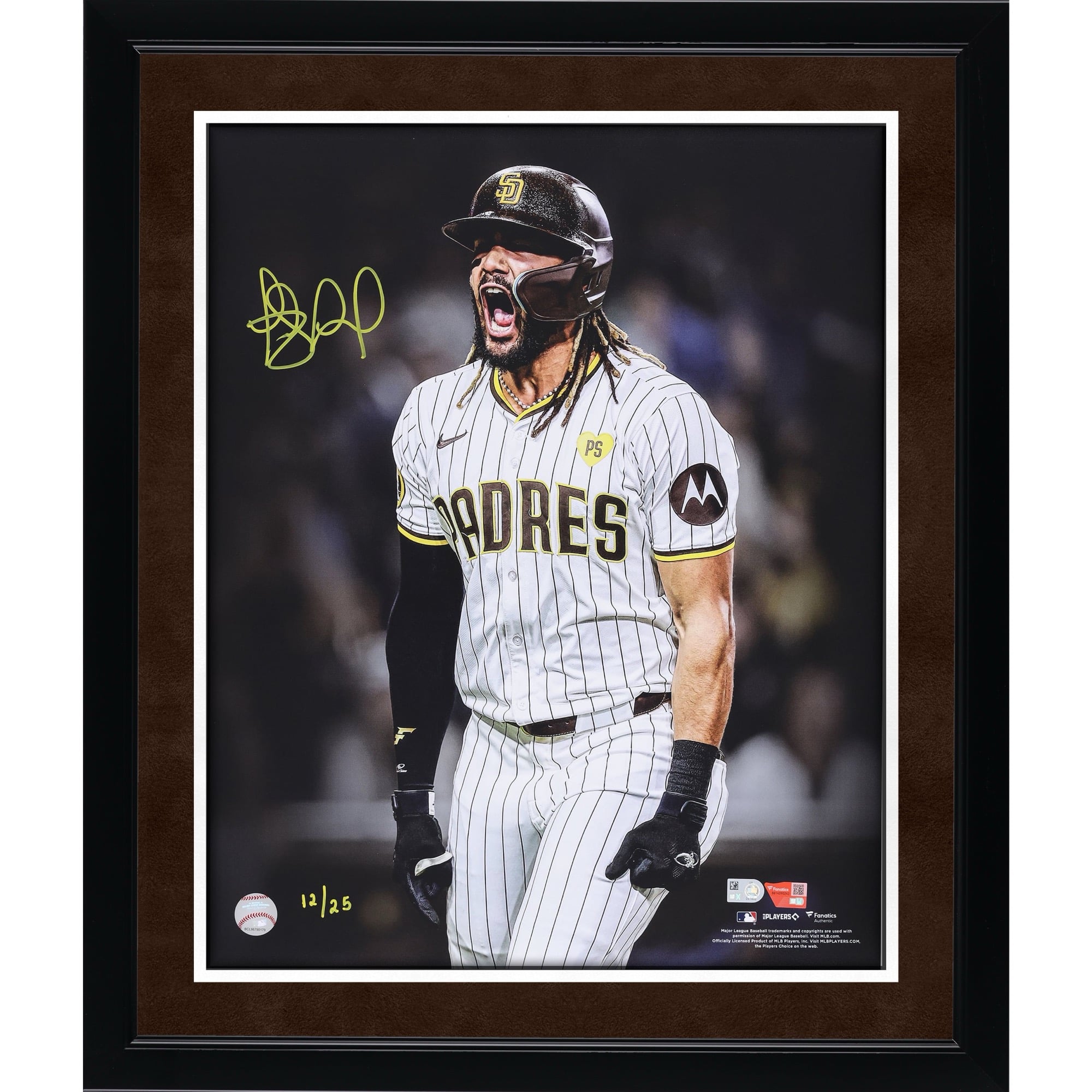 Fernando Tatis Jr. San Diego Padres Autographed 16" x 20" Unleashed Spotlight Photograph - Limited Edition of 25