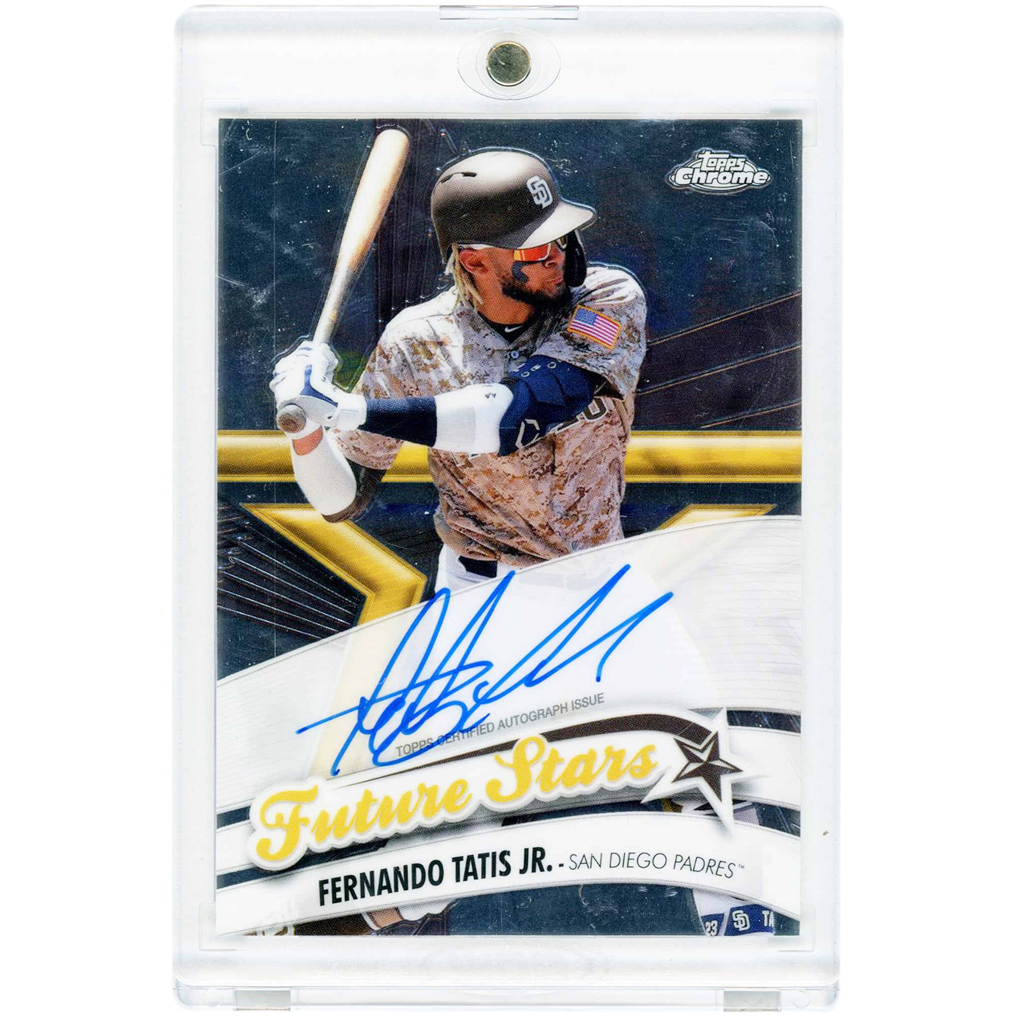 Carte autographiée de Fernando Tatis Jr. (Padres de San Diego) 2020 Topps Chrome Future Stars #FSA-FTJ #25/99