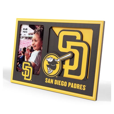 San Diego Padres IDNA 3D Logo Series Picture Frame