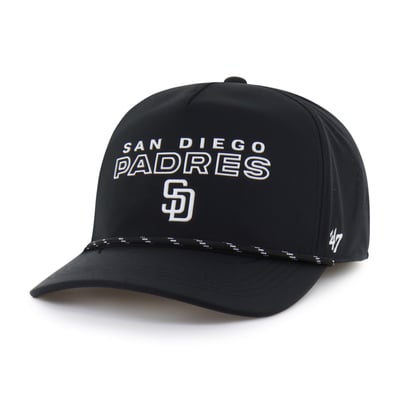 San Diego Padres '47 Vault Hitch Snapback Hat - Black