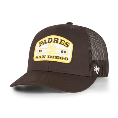  San Diego Padres '47 Roadway Trucker Snapback Hat - Brown