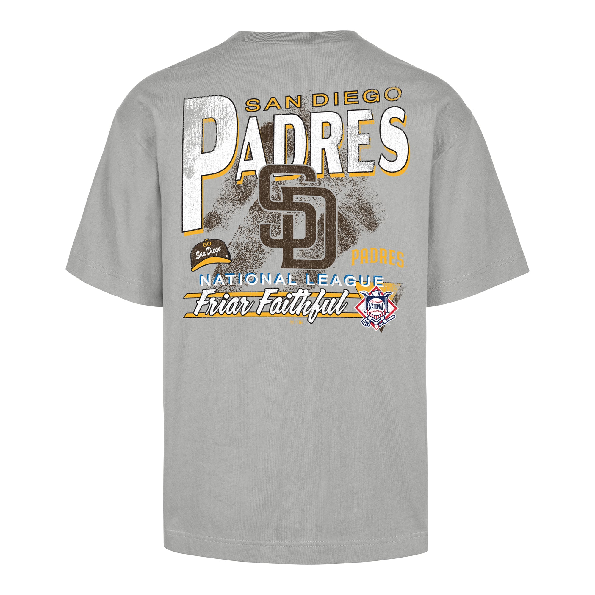 T-shirt homme marron '47 San Diego Padres Under Bar Foundation