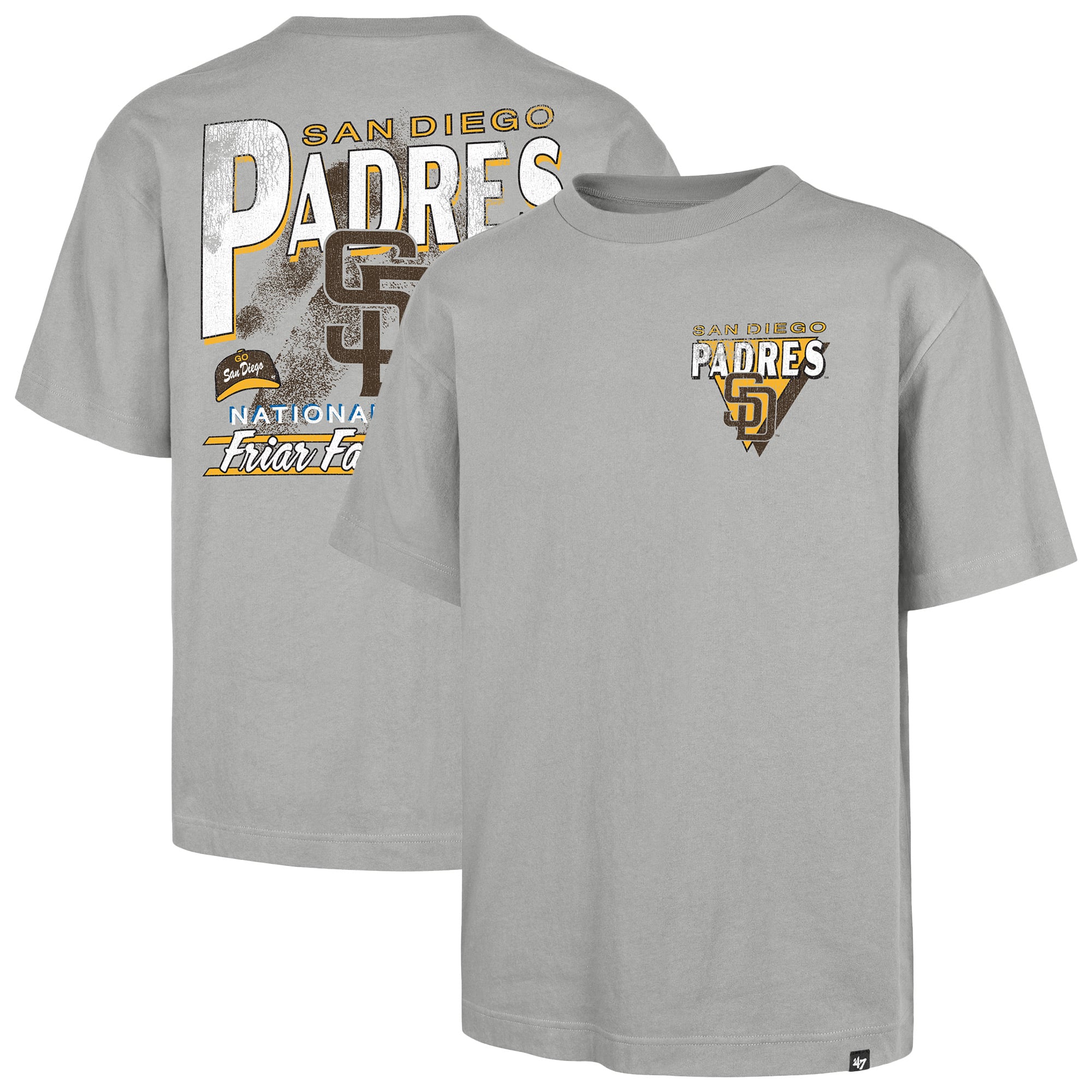 T-shirt homme marron '47 San Diego Padres Under Bar Foundation