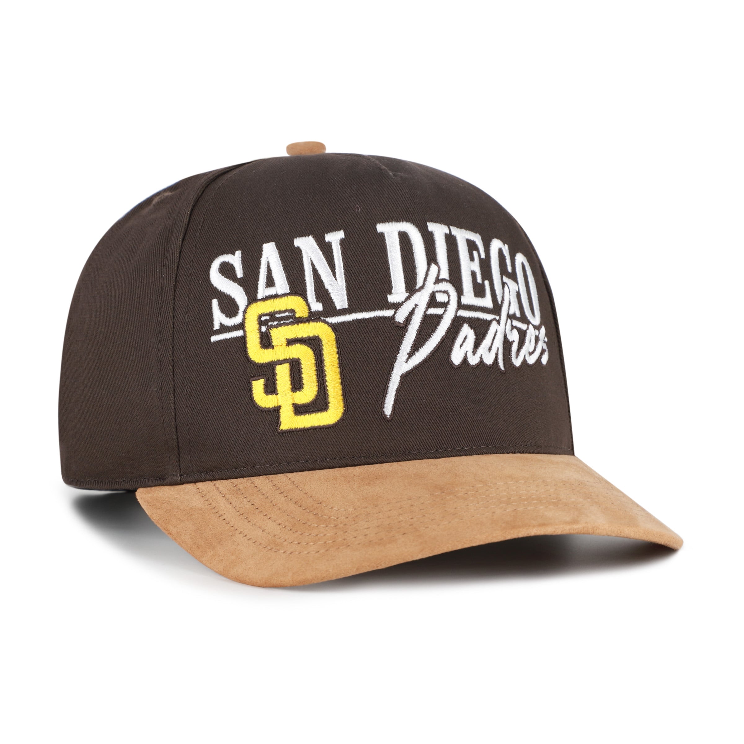 Casquette ajustable San Diego Padres Scribe Line Hitch marron/marron clair pour homme