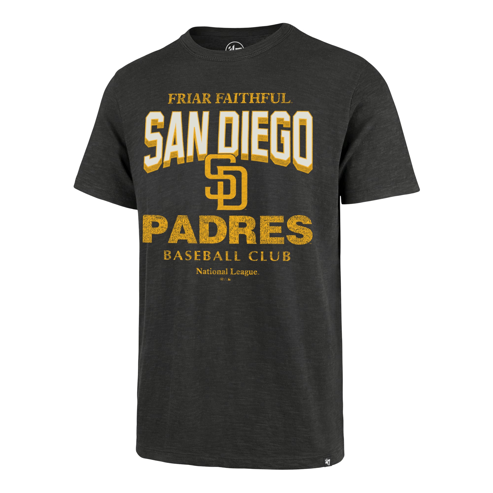 T-shirt homme '47 Charcoal San Diego Padres Head On Scrum
