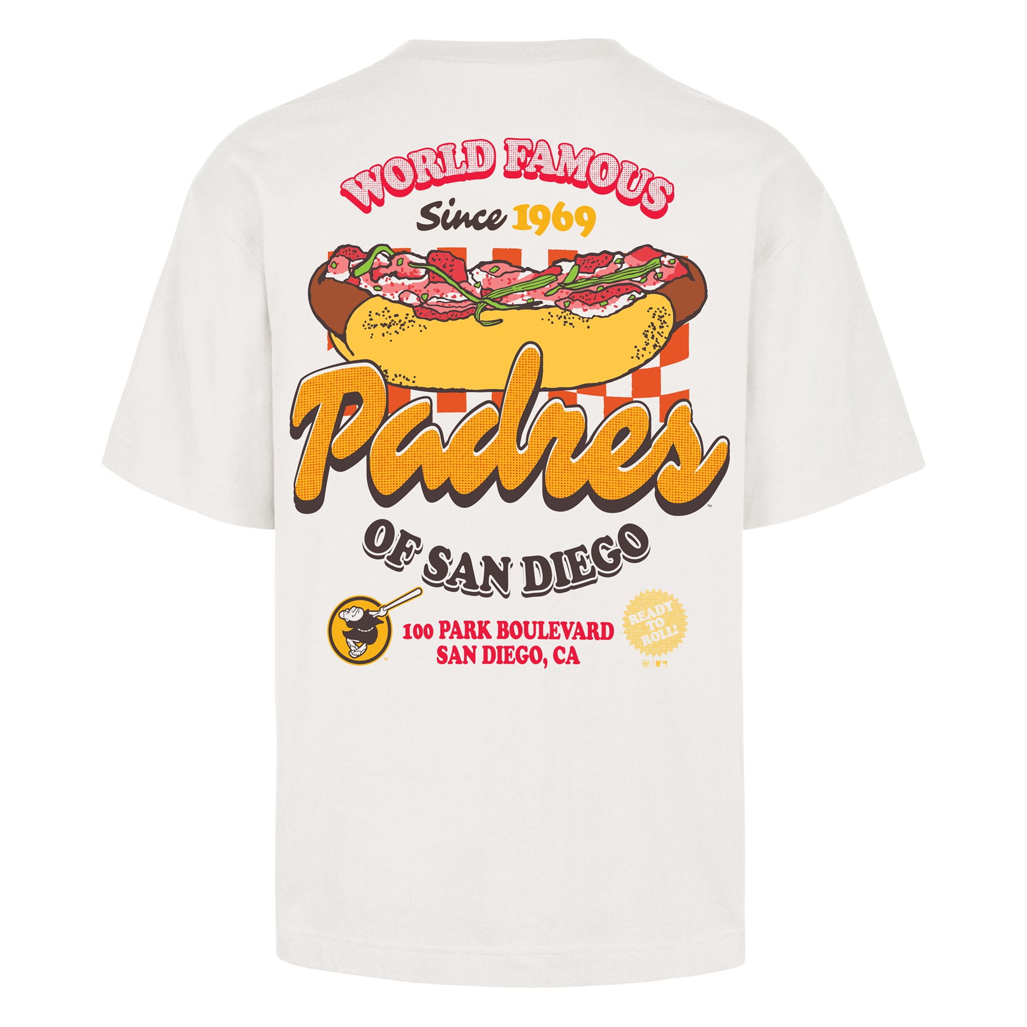 T-shirt Glizzy crème '47 pour homme des Padres de San Diego