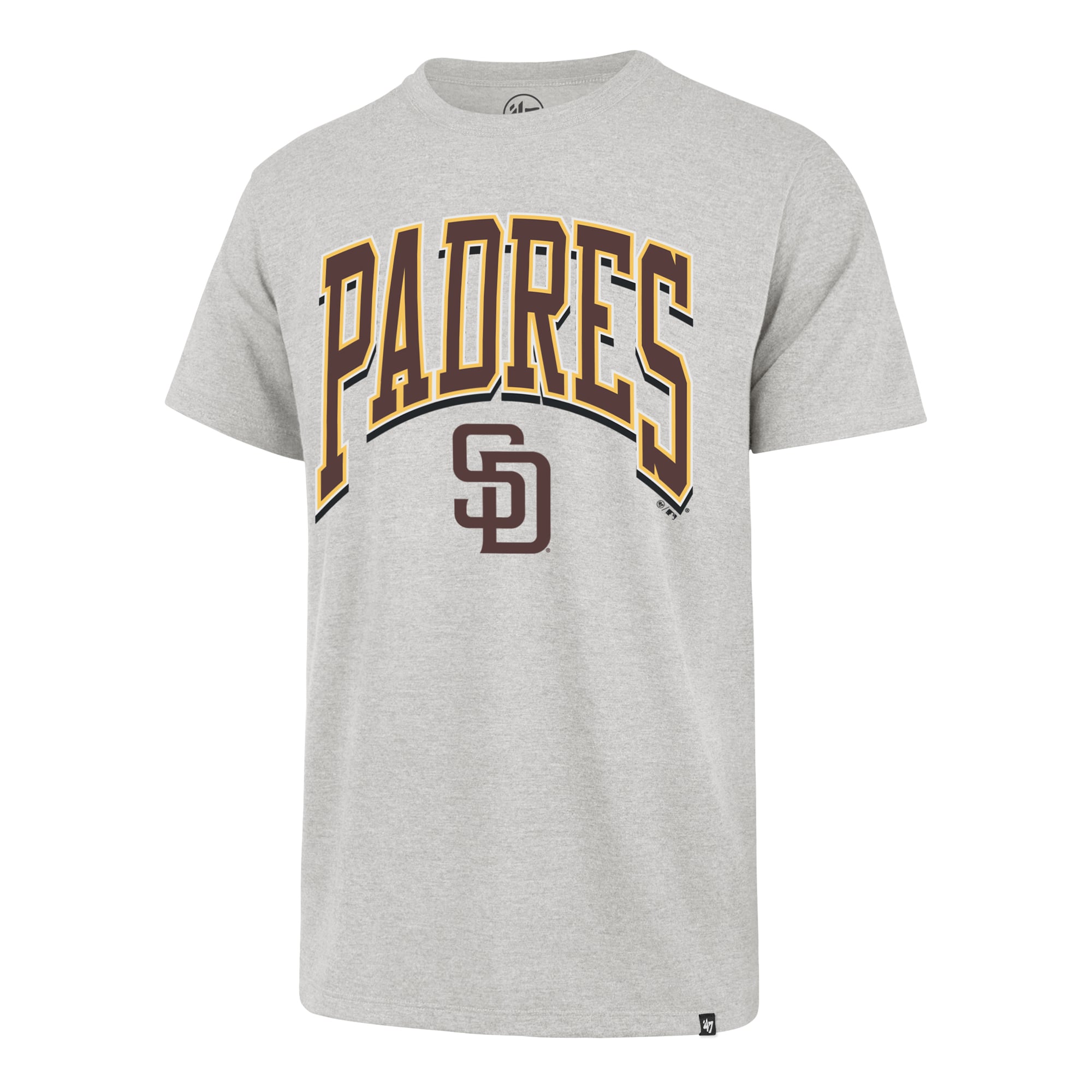T-shirt Franklin gris San Diego Padres « Walk Tall » pour homme, numéro 47