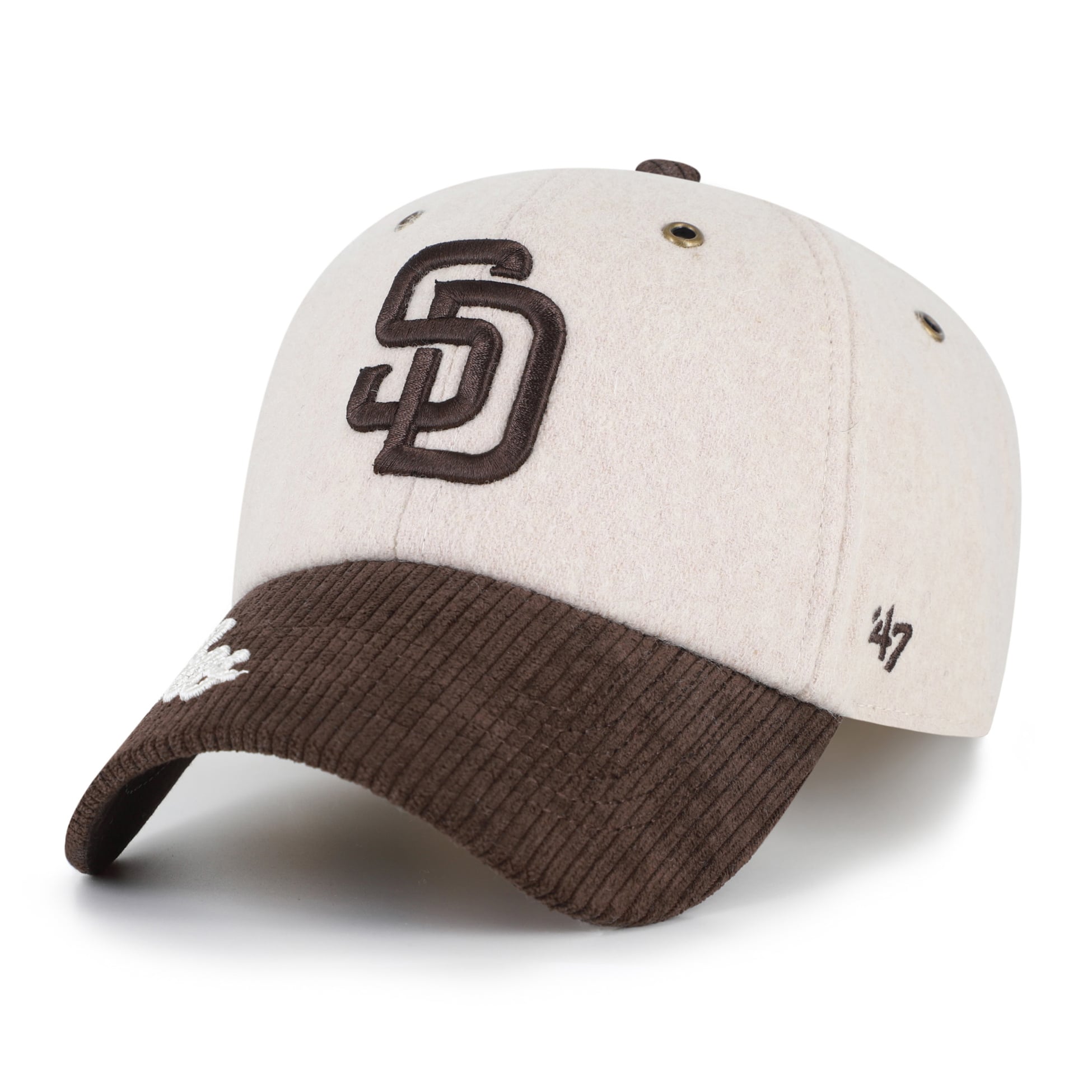 Casquette ajustable San Diego Padres « 47 » naturelle/marron