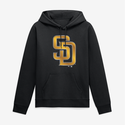 San Diego Padres Big & Tall Metallic Mascot Hoodie - Black