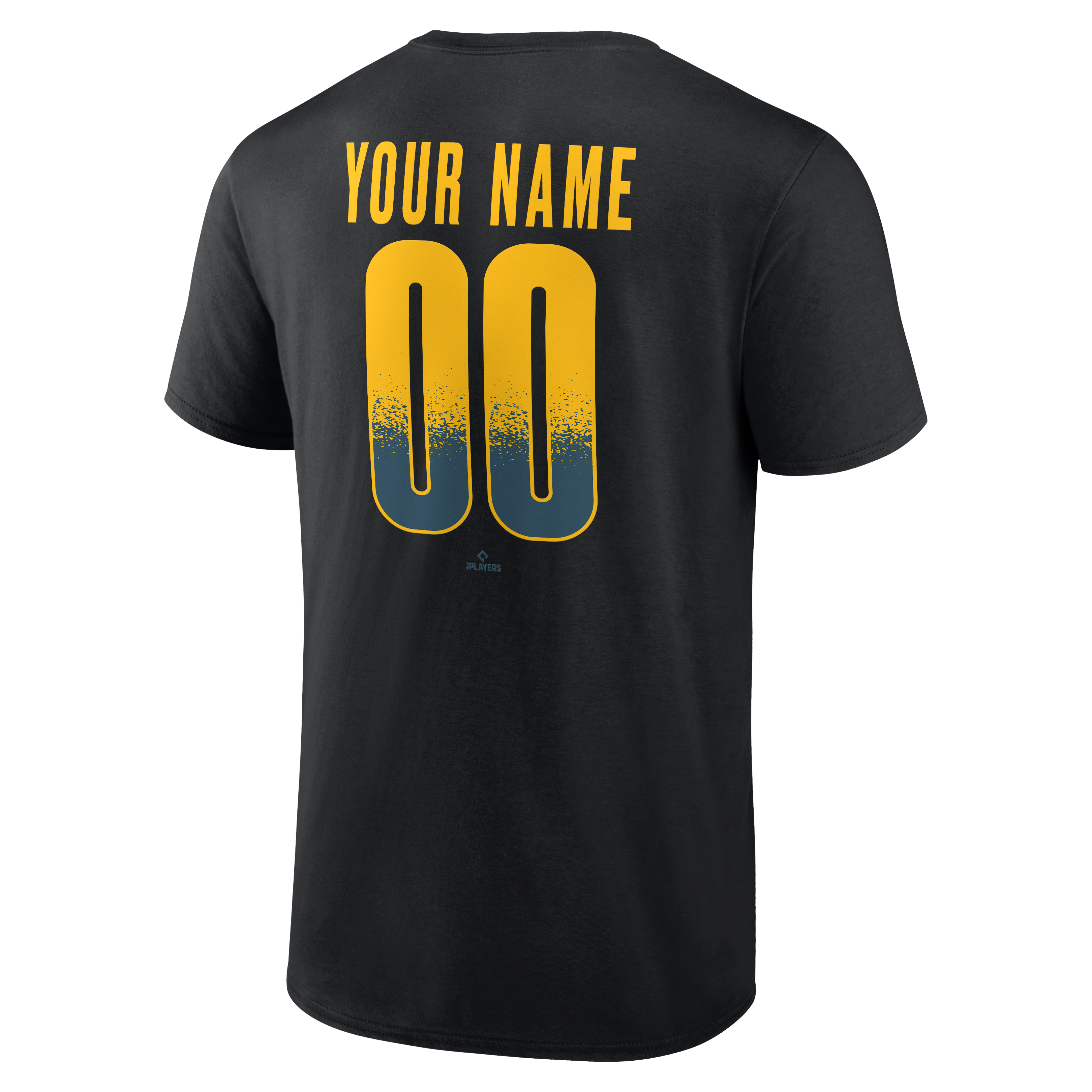 T-shirt noir pour homme San Diego Padres Home Field Pop personnalisé avec nom et numéro